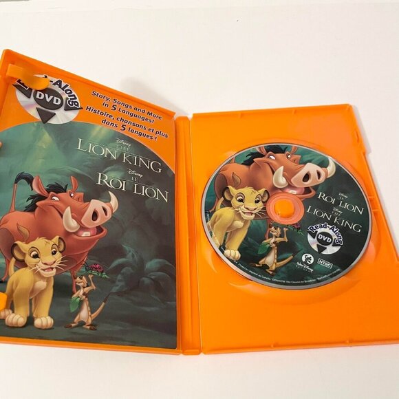 5 Read Along DVDs Lion King Little Mermaid Toy Story Lilo Jungle Book - Picture 15 of 16